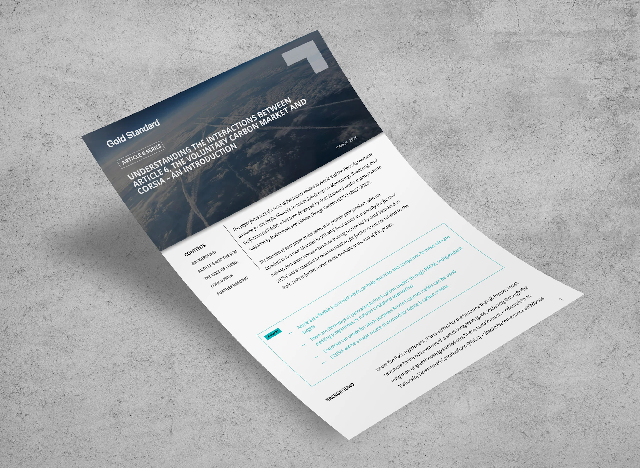 Understanding the Interaction Between Article 6, the Voluntary Carbon Market and CORSIA - An Introduction